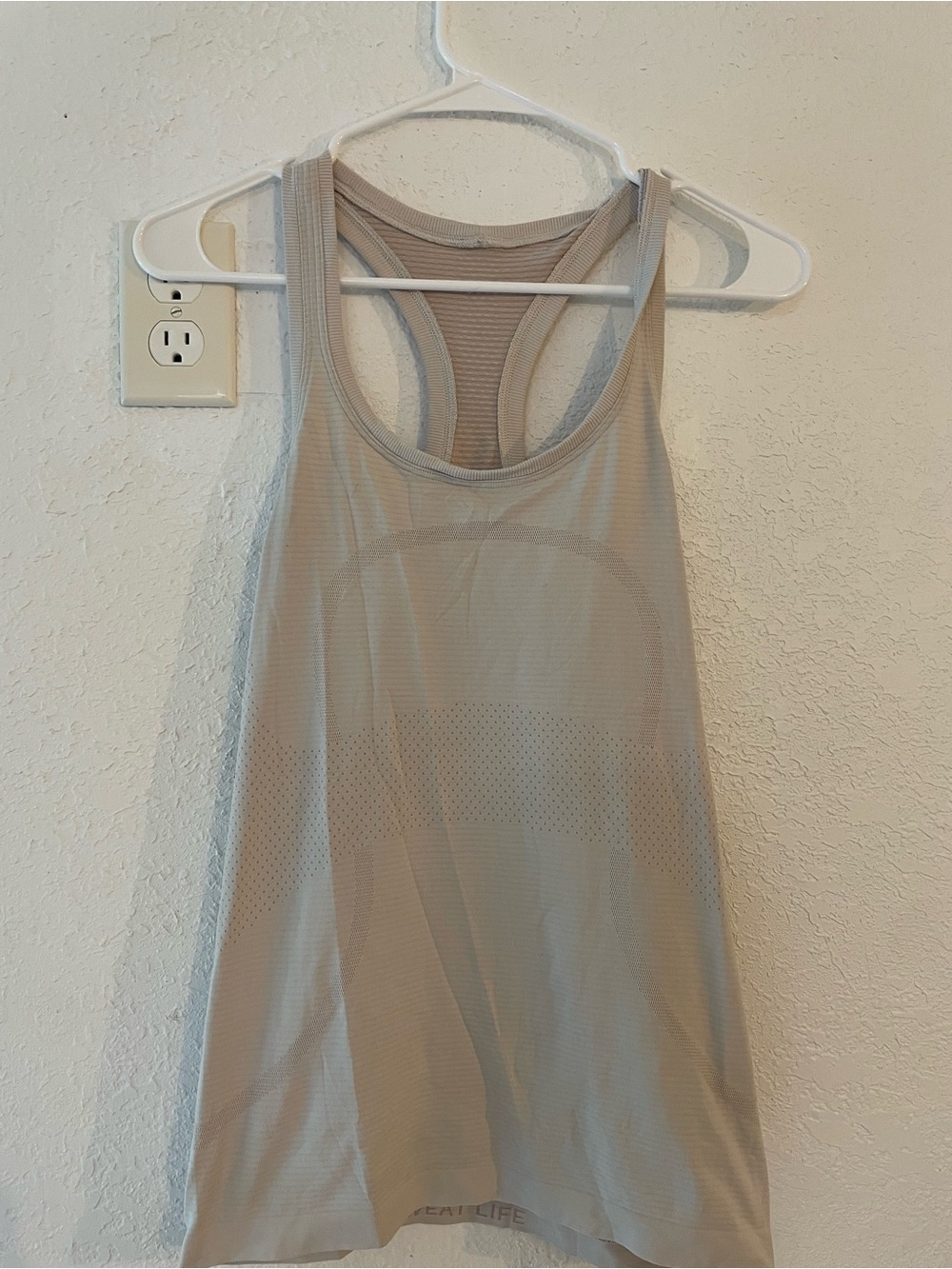 lululemon athletica Women's Light Beige Racerback Tank